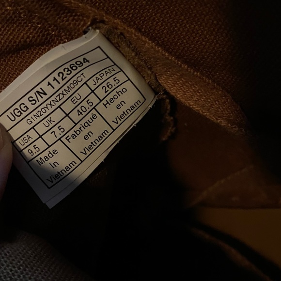 UGG Womens Nuray Sneaker in brown size 9.5 excellent condition - Picture 5 of 6